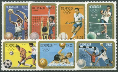 Nicaragua 1984 Olympische Sommerspiele Los Angeles 2522/28 postfrisch