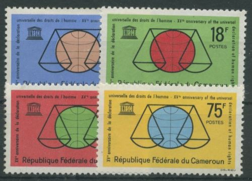 Kamerun 1963 UNESCO Allgem. Erklärung der Menschenrechte 399/02 postfrisch