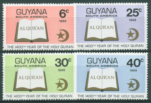 Guyana 1968 Koran Halbmond 322/25 postfrisch