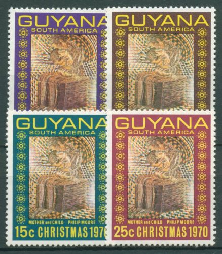 Guyana 1970 Weihnachten 380/83 postfrisch