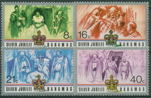 Bahamas 1977 25 Jahre Krönung Königin Elisabeth II. 410/13 postfrisch
