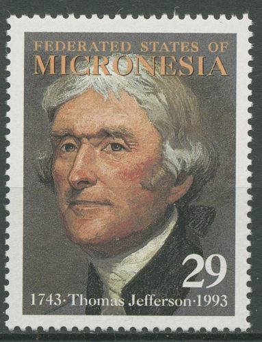 Mikronesien 1993 250. Geburtstag von Thomas Jefferson 289 postfrisch