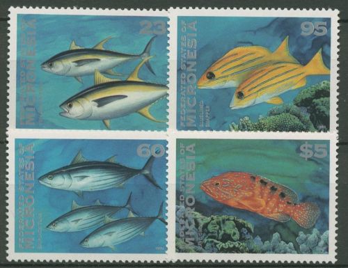 Mikronesien 1995 Fische Echter Bonito Zackenbarsch 427/30 postfrisch