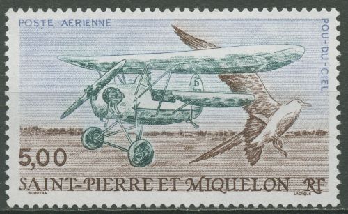 Saint-Pierre et Miquelon 1990 Flugzeug Miquet "Pou du Ciel" 594 postfrisch