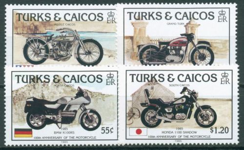 Turks- und Caicos-Inseln 1985 Motorräder 757/60 postfrisch