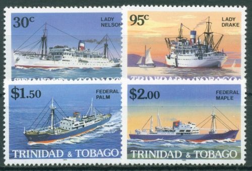 Trinidad und Tobago 1985 Schiffe 517/20 postfrisch
