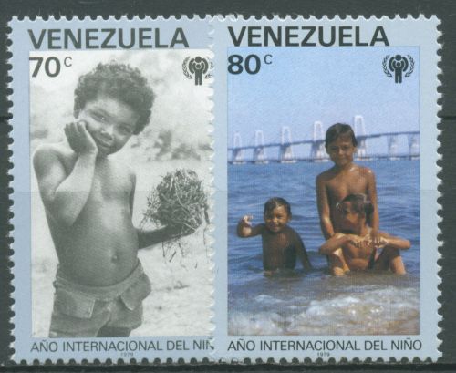 Venezuela 1979 Jahr des Kindes Badende Kinder 2129/30 postfrisch
