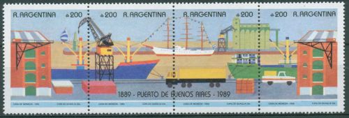 Argentinien 1990 Hafen Buenos Aires Schiffe 2008/11 ZD postfrisch (C63395)