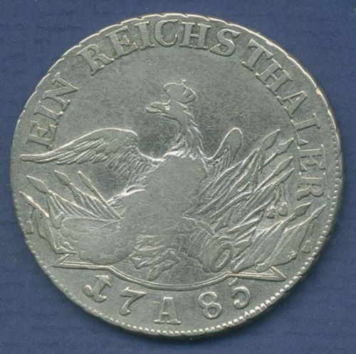 Preußen Taler 1785 A, Friedrich II., Dav. 2590 sehr schön (m6612)