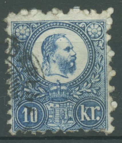 Ungarn 1871 König Franz Josef 11 a gestempelt