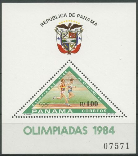 Panama 1984 Olympische Sommerspiele Los Angeles Block 120 postfrisch (C22418)