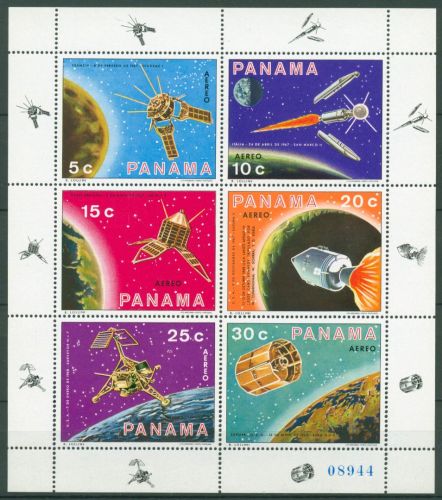 Panama 1969 Weltraumforschung Satelliten 1137/42 K postfrisch (C63443)