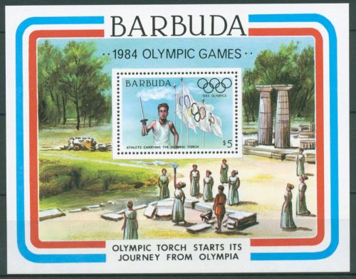 Barbuda 1984 Olympische Sommerspiele Los Angeles Block 85 postfrisch (C63511)