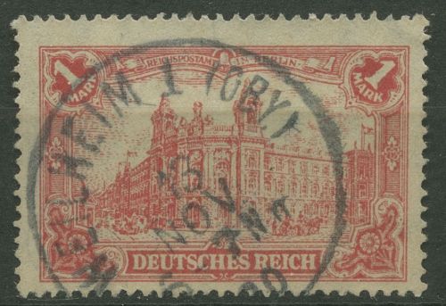 Deutsches Reich 1920 Repräsentative Darstellungen A113 a gestempelt geprüft
