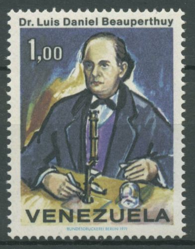 Venezuela 1971 Wissenschaftler Luis Daniel Beauperthuy 1892 postfrisch