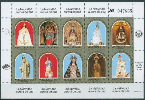 Venezuela 1985 Jungfrau Maria Marienbildnisse 2295/04 K postfrisch (C63702)