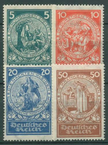 Deutsches Reich 1924 Deutsche Nothilfe: Rosenwunder 351/54 postfrisch