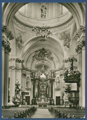 Barockstadt Fulda Dom Innenansicht, ungebraucht (AK4807)