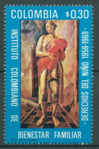 Kolumbien 1970 Wohlfahrtspflege Gemälde 1163 postfrisch