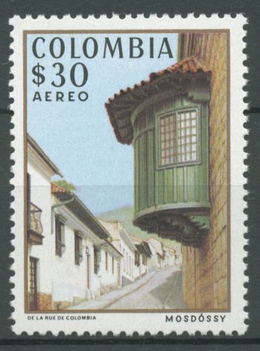 Kolumbien 1978 ESPAMER Bauwerke Erker "El Camarin del Carmen" 1382 postfrisch
