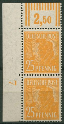 Alliierte Besetzung 1947 II. Kontroll. Druckerzeichen 952 DZ 7 postfrisch