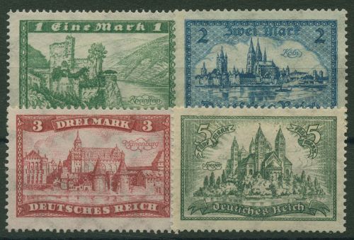Deutsches Reich 1924 Bauwerke 364/67 ungebaucht mit Neugummierung (R81139)