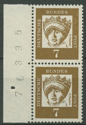 Bund 1961 Bedeutende Deutsche mit Bogennummer 348 y Bg.-Nr. postfrisch