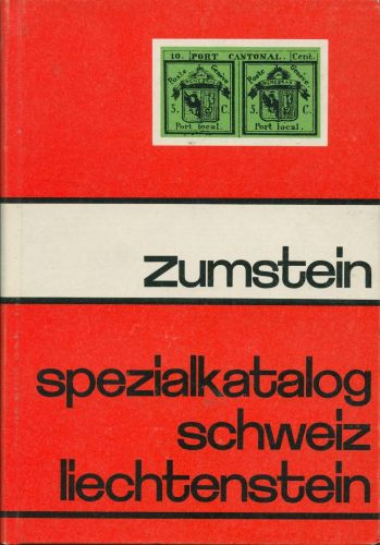 ZUMSTEIN Spezialkatalog Schweiz Liechtenstein 1975 gebraucht (Z3281)