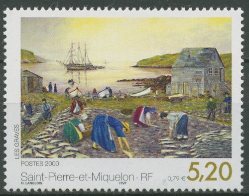 Saint-Pierre et Miquelon 2000 Gemälde von Francine Langlois 793 postfrisch