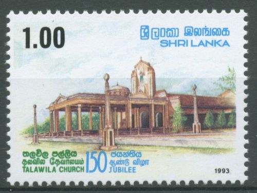 Sri Lanka 1993 Talawila-Kirche 1037 postfrisch