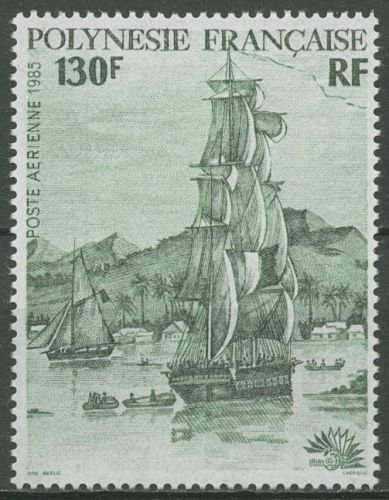 Französisch-Polynesien 1985 ITALIA Schiff im Hafen von Papeete 435 postfrisch