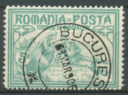 Rumänien 1906 Wohlfahrt Königin Elisabeth 170 gestempelt