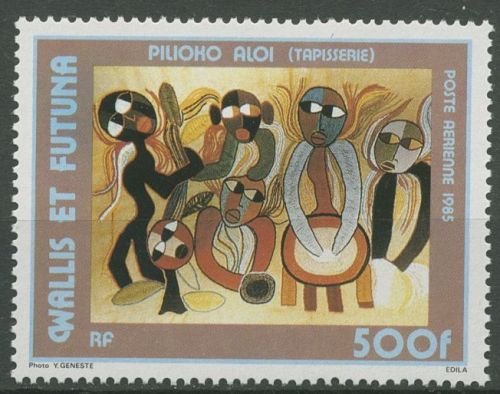 Wallis und Futuna 1985 Wandteppich von Aloi Pilioko 486 postfrisch
