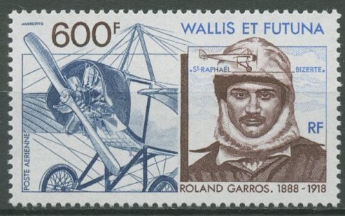 Wallis und Futuna 1988 Flugzeug Pilot Roland Garros 549 postfrisch