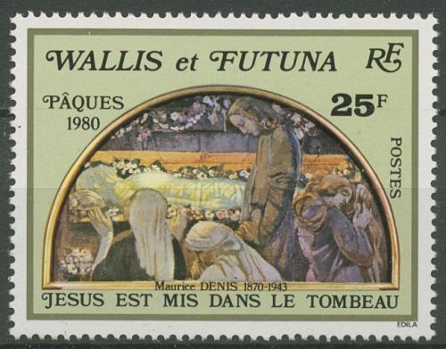 Wallis und Futuna 1980 Ostern Grablegung Christi Gemälde 373 postfrisch