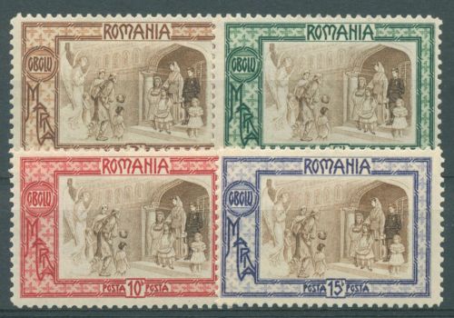Rumänien 1907 Armenpflege 208/11 mit Falz