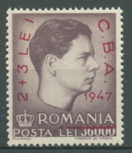Rumänien 1947 Sport Balkanspiele König Michael I. 1077 postfrisch