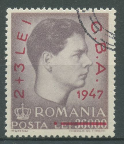 Rumänien 1947 Sport Balkanspiele König Michael I. 1077 gestempelt