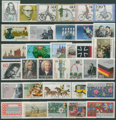 Bund 1985 Jahrgang komplett (1234/67) postfrisch (SG98489)