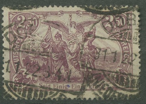 Deutsches Reich 1920 Genius mit Fackel 115 c gestempelt geprüft
