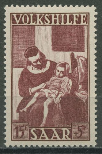 Saarland 1949 Volkshilfe: Gemälde 269 postfrisch