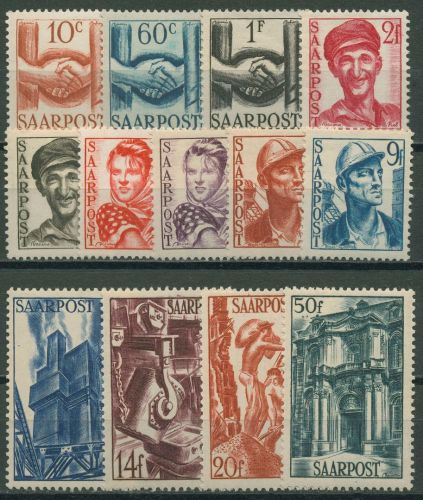 Saarland 1948 Wiederaufbau des Saarlandes 239/51 postfrisch