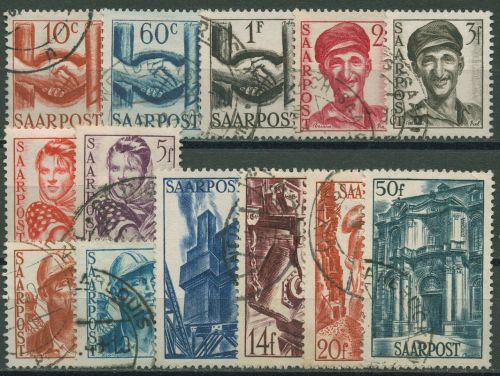 Saarland 1947 Wiederaufbau des Saarlandes 239/51 gestempelt