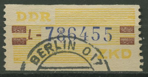DDR 1959 Wertstreifen für den ZKD 25 L gestempelt