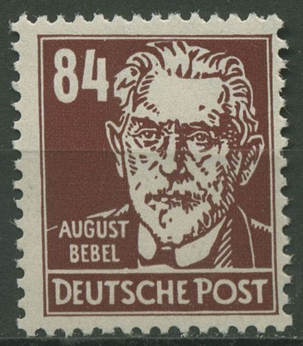 SBZ Allgemeine Ausgabe 1948 August Bebel 227 b postfrisch geprüft