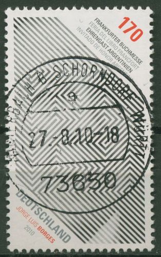 Bund 2010 Frankfurter Buchmesse 2815 mit TOP-Stempel