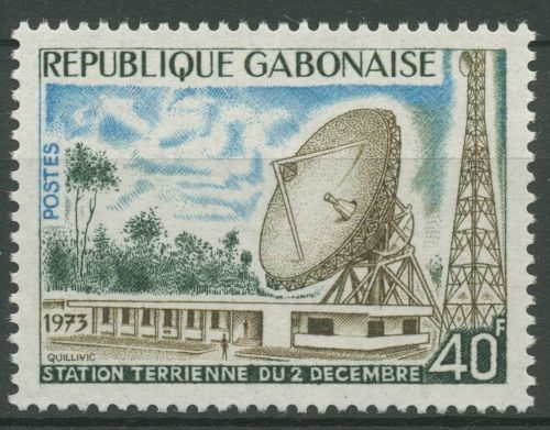 Gabun 1973 Erdfunkstelle 2. Dezember 510 postfrisch
