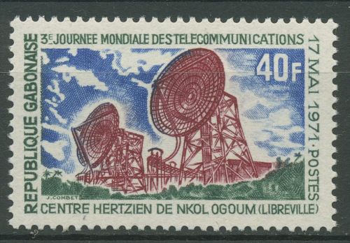 Gabun 1971 Weltfernmeldetag 438 postfrisch