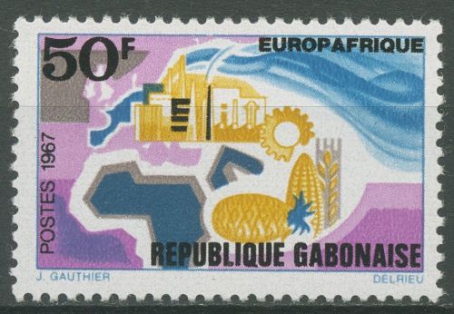 Gabun 1967 Wirtschaftsgemeinschaft EUROPAFRIQUE 282 postfrisch