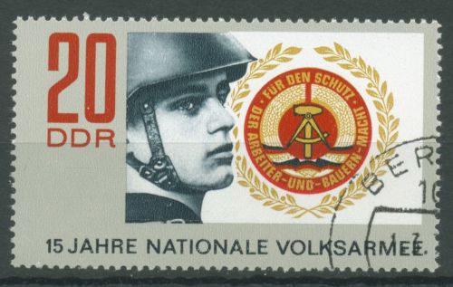 DDR 1971 Volksarmee NVA 1652 gestempelt